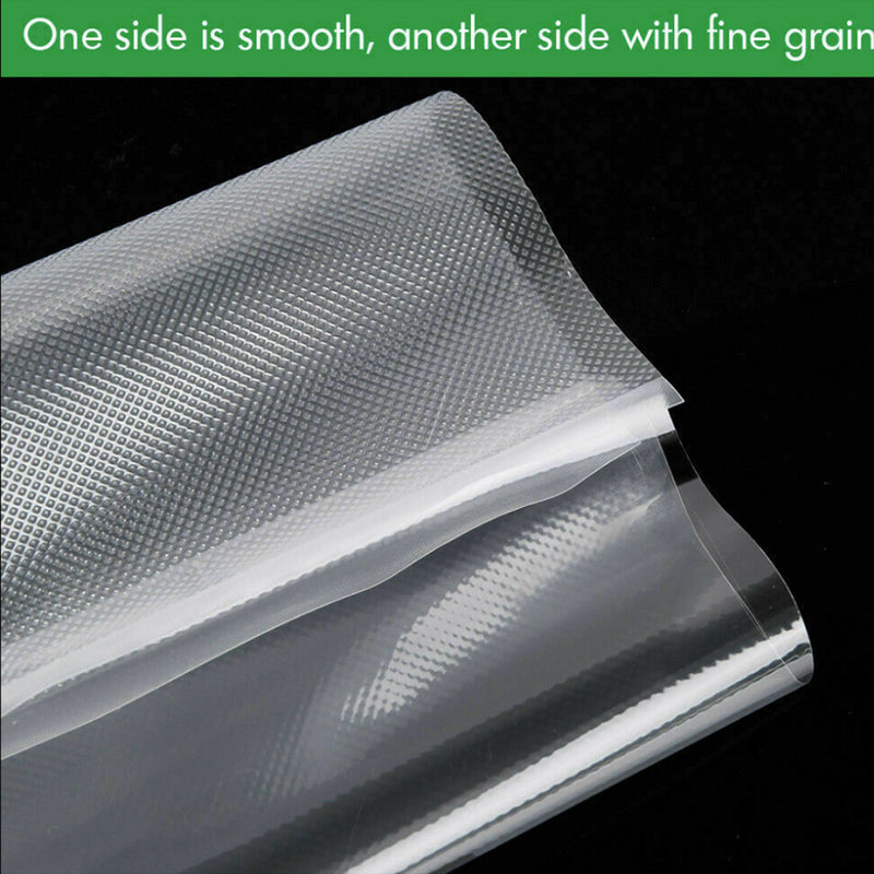 100X Vacuum Sealer Bags Precut Food Storage Saver Heat Seal Cryovac BPA-Free 15x25cm