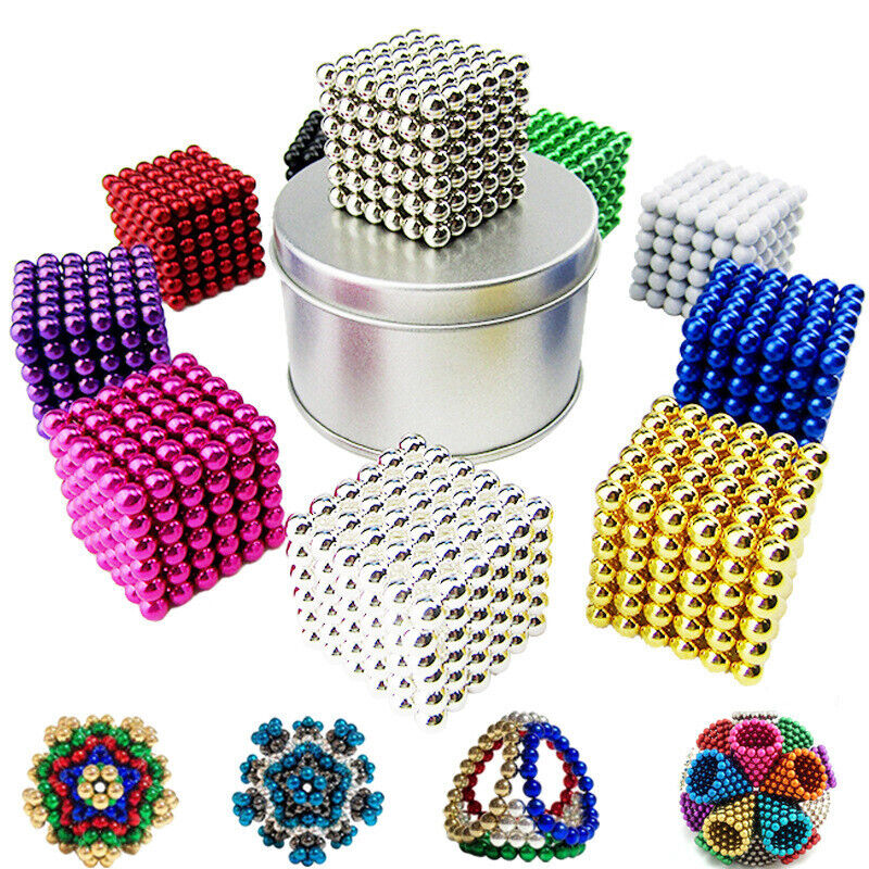 Up to 1000Pcs Building Block Stress Relief Ball Magnetic Magic Puzzle Balls Blocks