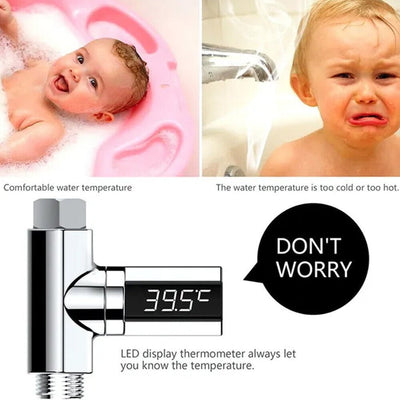 LED Digital Tap Water Temperature Monitor Shower Faucet Kids Safe Thermometer AU