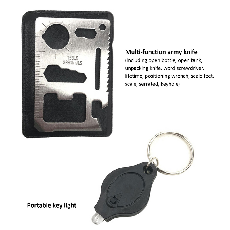 Camping Tool Emergency Survival Equipment Set Outdoor Sport Tactical Hiking Kit