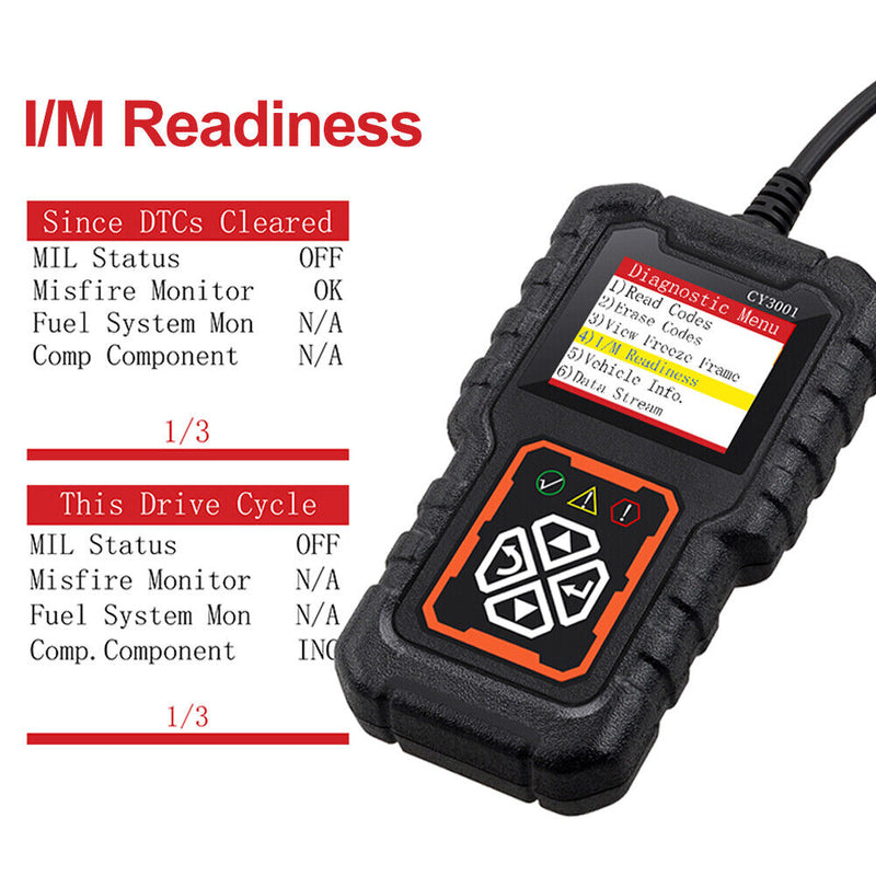 LAUNCH CY3001 Car OBD2 EOBD Scanner Auto Code Reader Engine Diagnostic Scan Tool