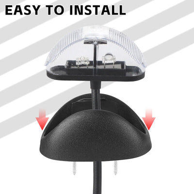 10X LED Clearance Lights Amber Red Side Marker Lamp Truck Trailer Caravan 12-24V