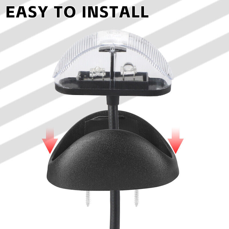 10X LED Clearance Lights Amber Red Side Marker Lamp Truck Trailer Caravan 12-24V