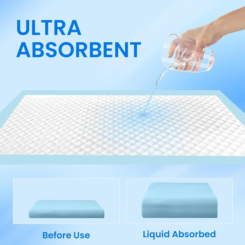 50pcs Pet Training Pads Puppy Toilet Dog Pee Indoor 60x90cm Super Absorbent