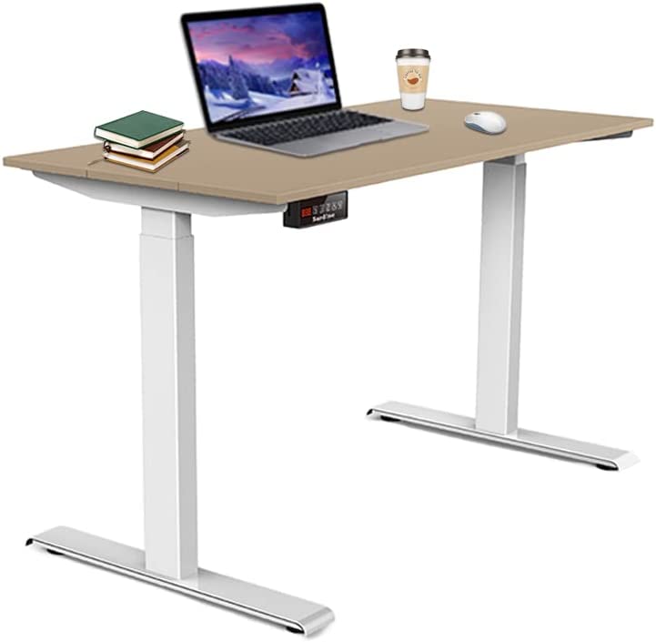 Sardine Sport Electric Standing Desk, 100KG Motorised Height Adjustable Computer Desk, Sit Stand Desk, Home Office (120 x 60 cm / 47.2 x 23.6 inch)