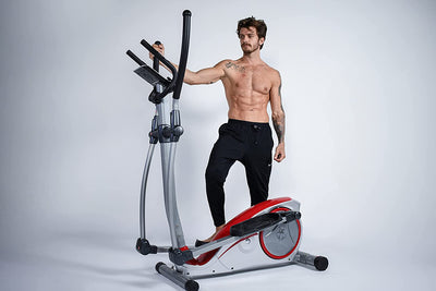 Sardine Sport E60 Elliptical Machine Cross Trainer with 8 Level Resistance, Hyper-Quiet Magnetic System