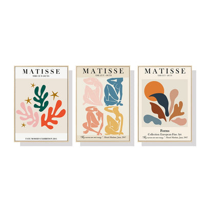 Wall Art 50cmx70cm Matisse 3 Sets Wood Frame Canvas