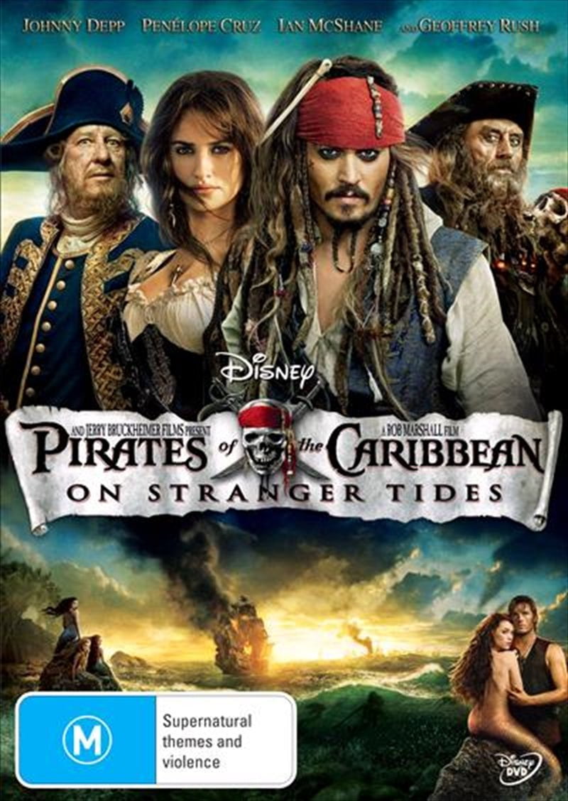 Pirates Of The Caribbean - On Stranger Tides DVD