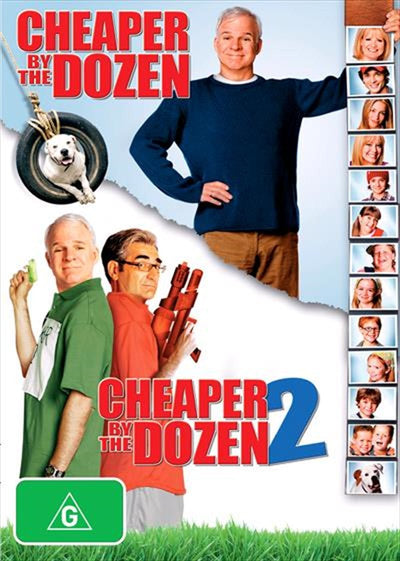 Cheaper By The Dozen 1 And 2 DVD