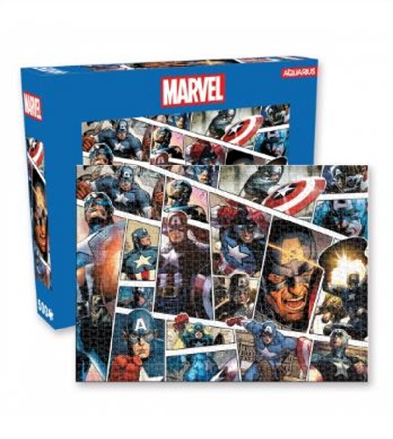 Marvel Captain America Panels 500pc Puzzle