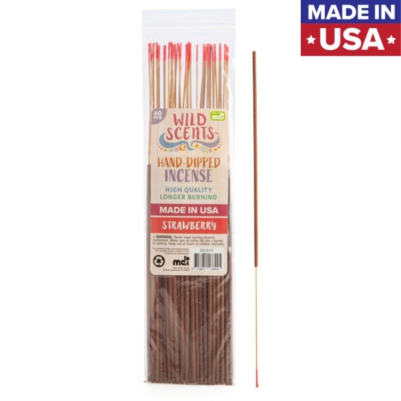 Wild Scents Strawberry Incense (40 pcs)