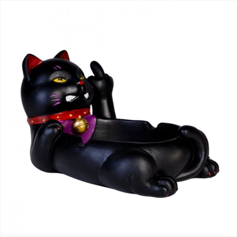 Rude Lucky Cat Ashtray