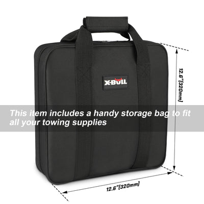 X-BULL 4WD Recovery Kit Snatch Strap Soft Shackles Folding Shovel Survival 4X4