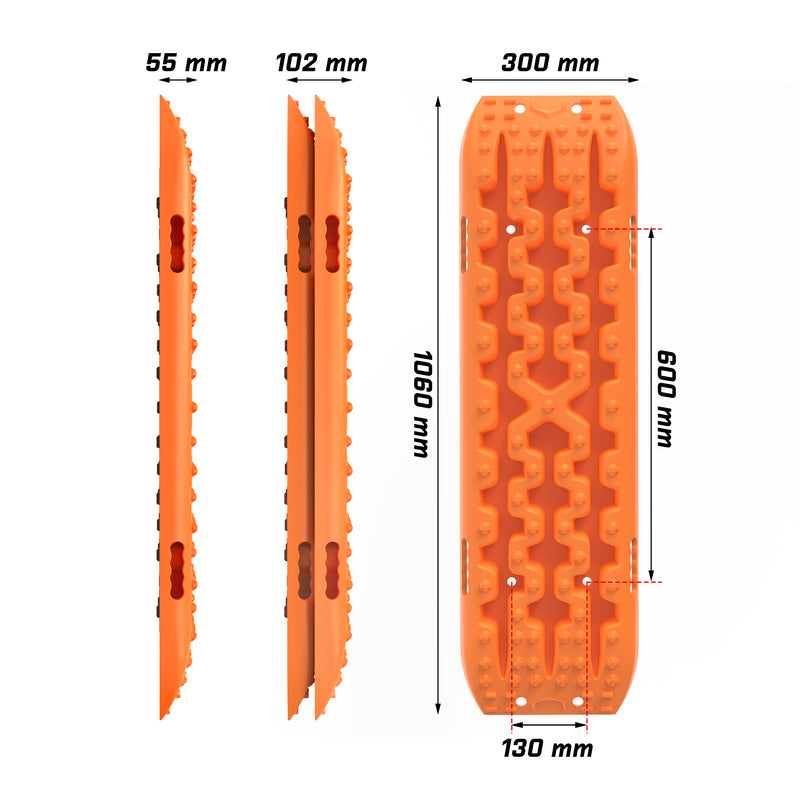 X-BULL Recovery tracks Sand 4x4 4WD Snow Mud Car Vehicles ATV 2pcs Gen 3.0