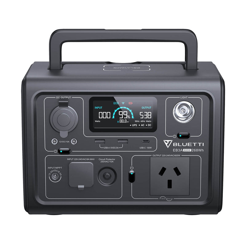 BLUETTI EB3A Portable Power Station | 600W 268Wh