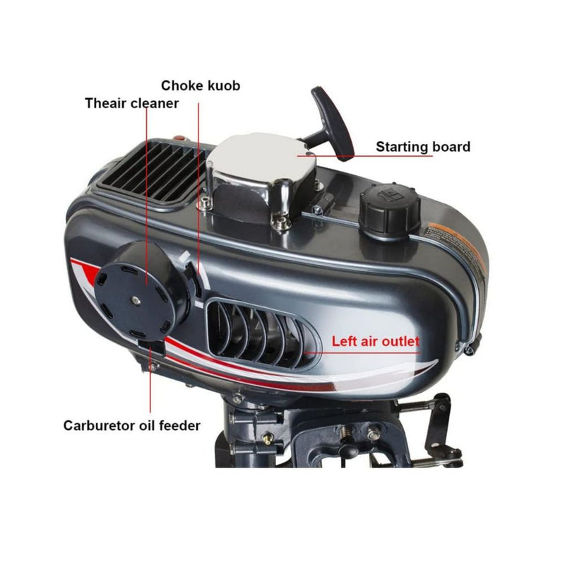 2 Stroke 3.5HP Outboard Motor Engine