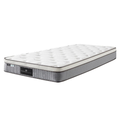 KINGSTON SLUMBER 31cm King Single Mattress Medium Firm Euro Top