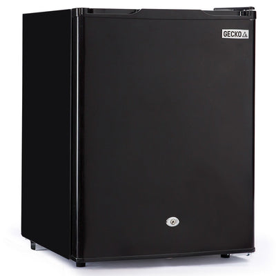 GECKO 70L Portable Fridge Freezer Camping Caravan Car Fridges 12V/24V/240V , Black