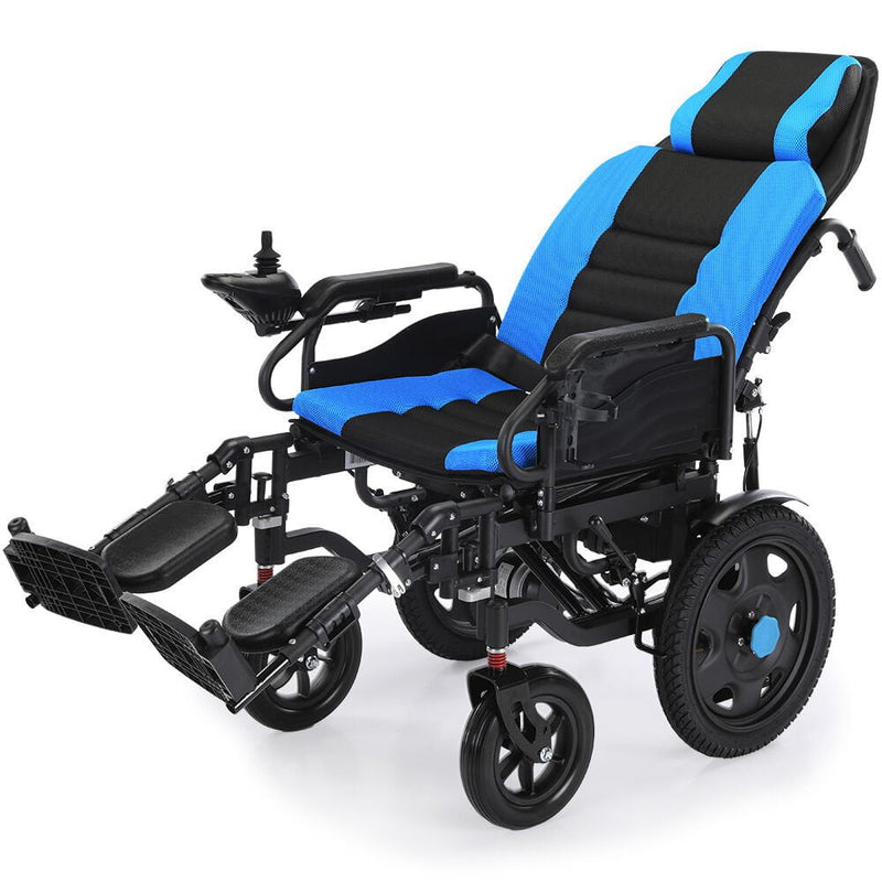 EQUIPMED Power Electric Wheelchair, Wide Bariatric Chair, Comfortable for S-XL, Long Range, Recline Adjustment, Lithium Battery, 16&