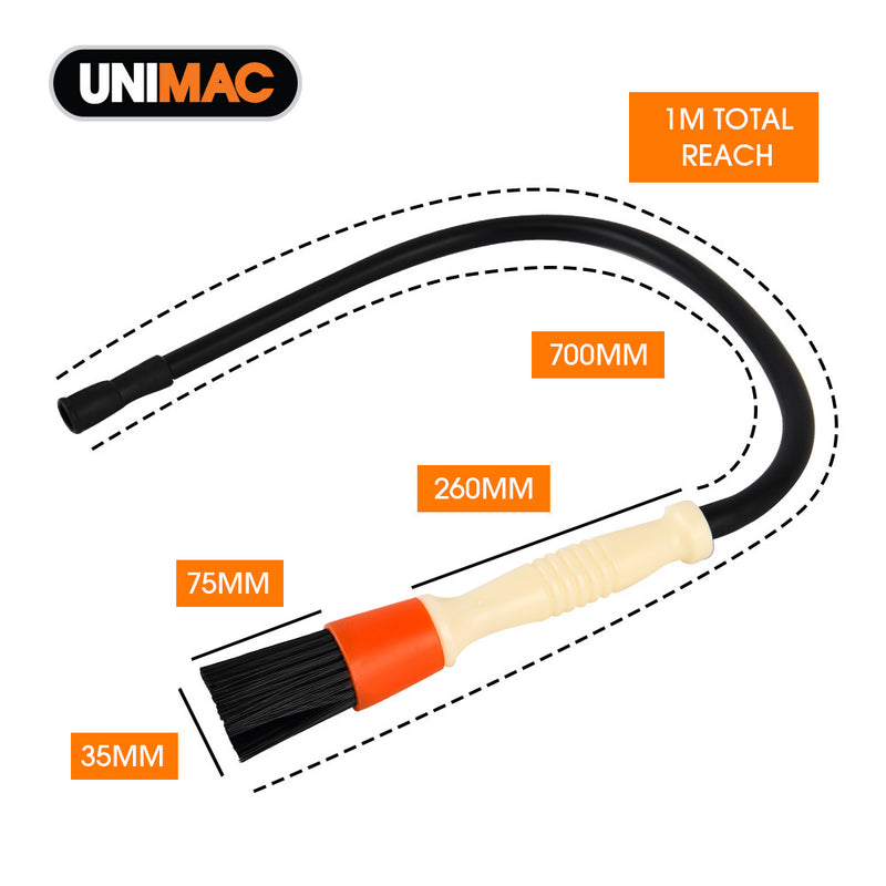 UNIMAC Flow Through Brush, with Hose, Suits Most Parts Washer Brands