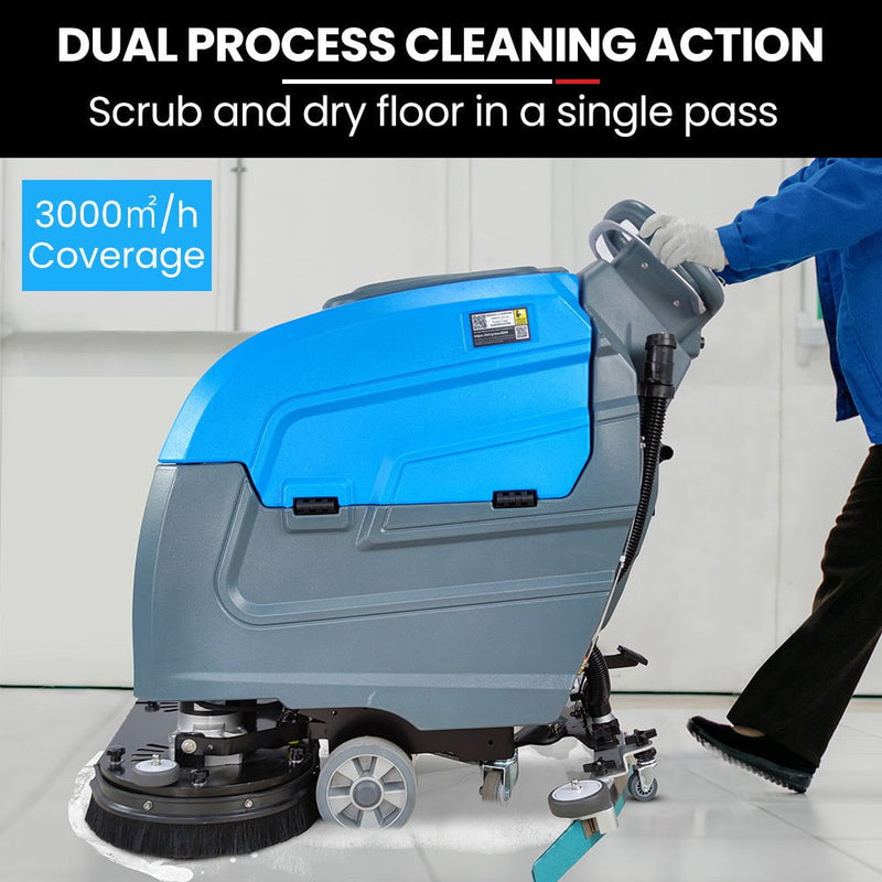 Auch FSP26 Self-Propelled Floor Scrubber & Dryer, 720mm, Battery Powered, Walk Behind, Multi-purpose Commercial Grade Machine