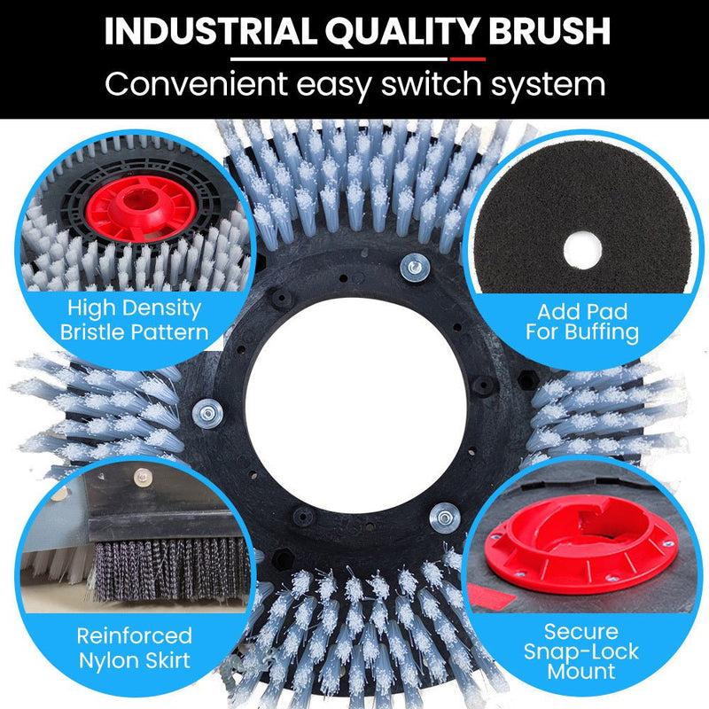 Auch FSP26 Self-Propelled Floor Scrubber & Dryer, 720mm, Battery Powered, Walk Behind, Multi-purpose Commercial Grade Machine