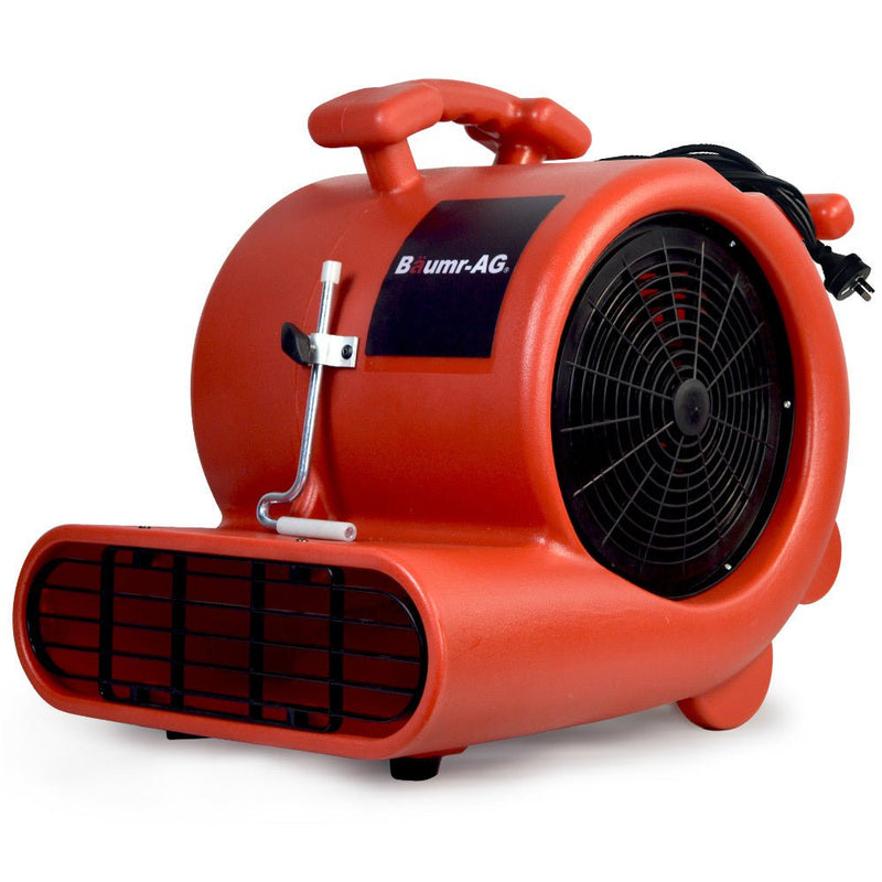 Baumr-AG 3-Speed Carpet Dryer Air Mover Blower Fan, 1300CFM, Sealed Copper Motor, Poly Housing