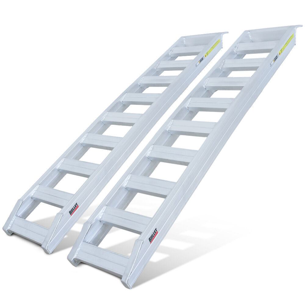 3m Height Ramp BULLET Pair of 2.3m Aluminium Loading Ramps, 4000kg Total Capacity, He ...