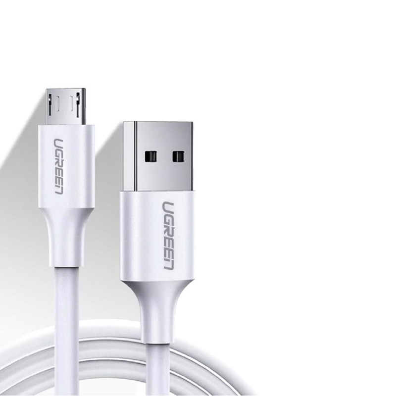 UGREEN USB-A to Micro USB Cable 1m (White) - 60141