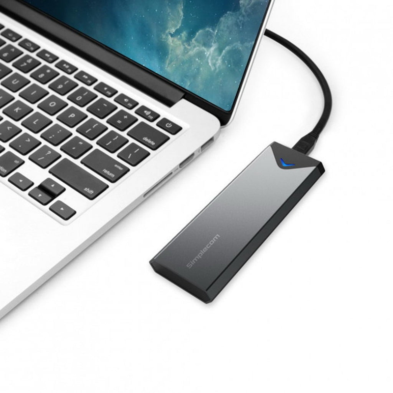 Simplecom SE509 NVMe (M Key) M.2 SSD to USB 3.2 Gen 2 USB-C 10Gbps Enclosure