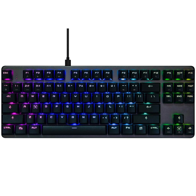 Tecware Phantom L RGB TKL Low Profile Mechanical Keyboard Brown Switch TW-KB-PL-ZOBR