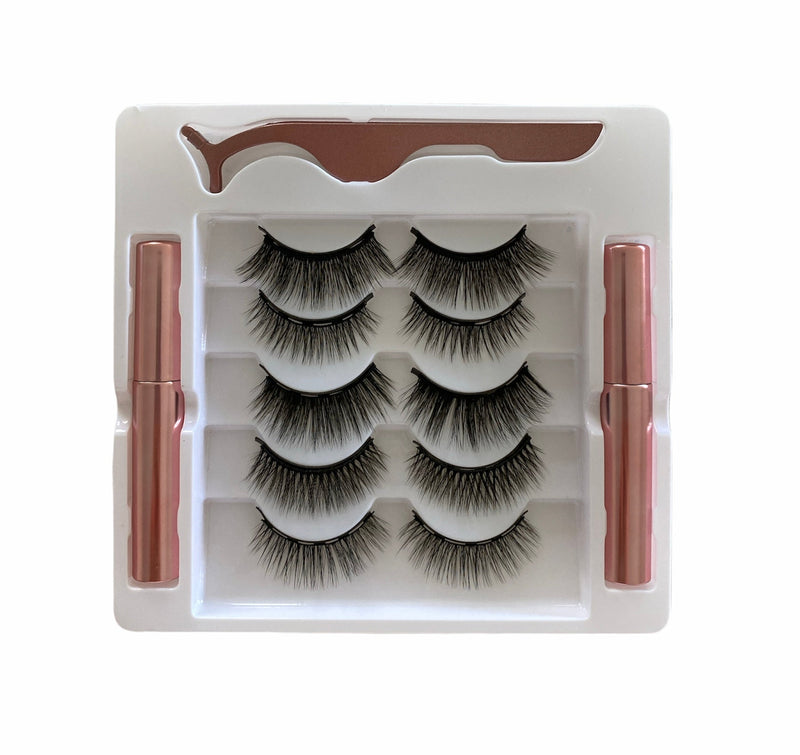 Magnetic Eyelashes Kit / False Eyelashes / Beauty Lashes - 5 Sets