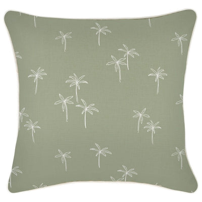 Cushion Cover-With Piping-Palm Cove Sage-45cm x 45cm