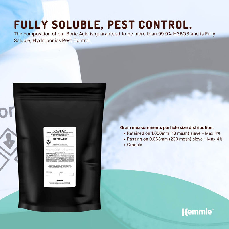 2Kg Boric Acid Powder High Purity Fully Soluble Granule Pest Ant Cockroaches