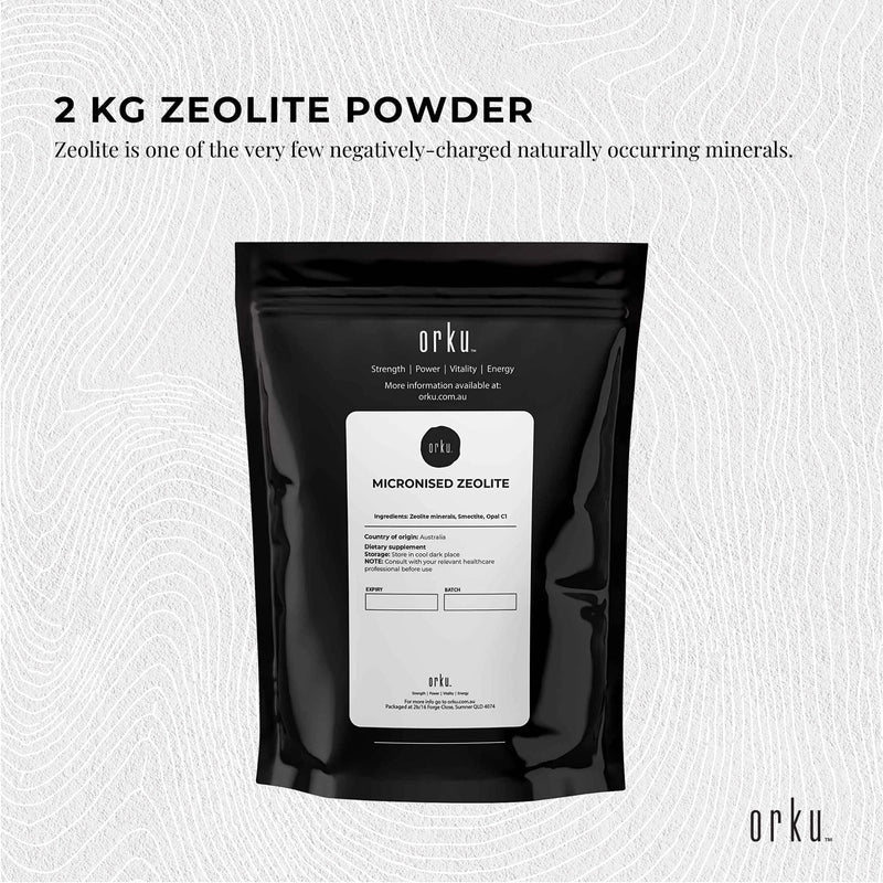 50g Pure Micronised Zeolite Powder Mineral - Micronized Volcamin Clinoptilolite
