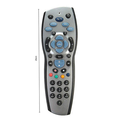 Tooleroo PayTV Remote Control Compatible with Foxtel MYSTAR SKY NZ - Silver