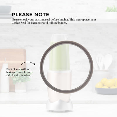 3x For Nutribullet Gasket Seals Grey Ring For 900W - Most 600W 1200W Blade