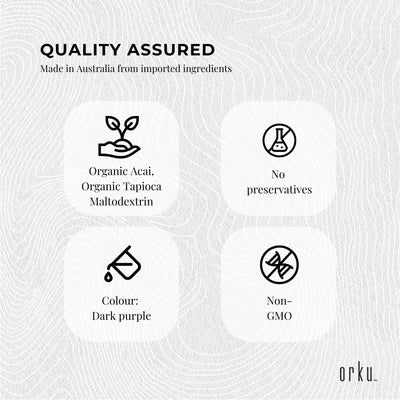 1Kg Acai Powder 100% Organic - Pure Superfood Amazon Berries