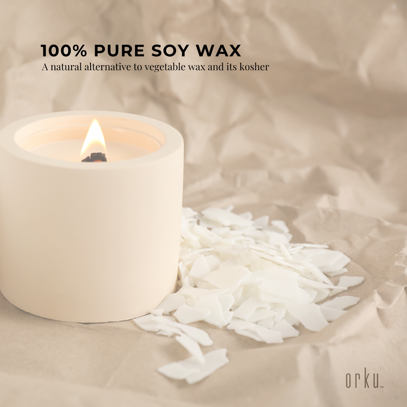 Bulk 10Kg Golden 464 Soy Wax Flakes - 100% Pure Natural DIY Candle Melts Chips