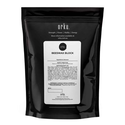 1Kg Orku Australian Beeswax Chunks - Pure Natural Unrefined Raw