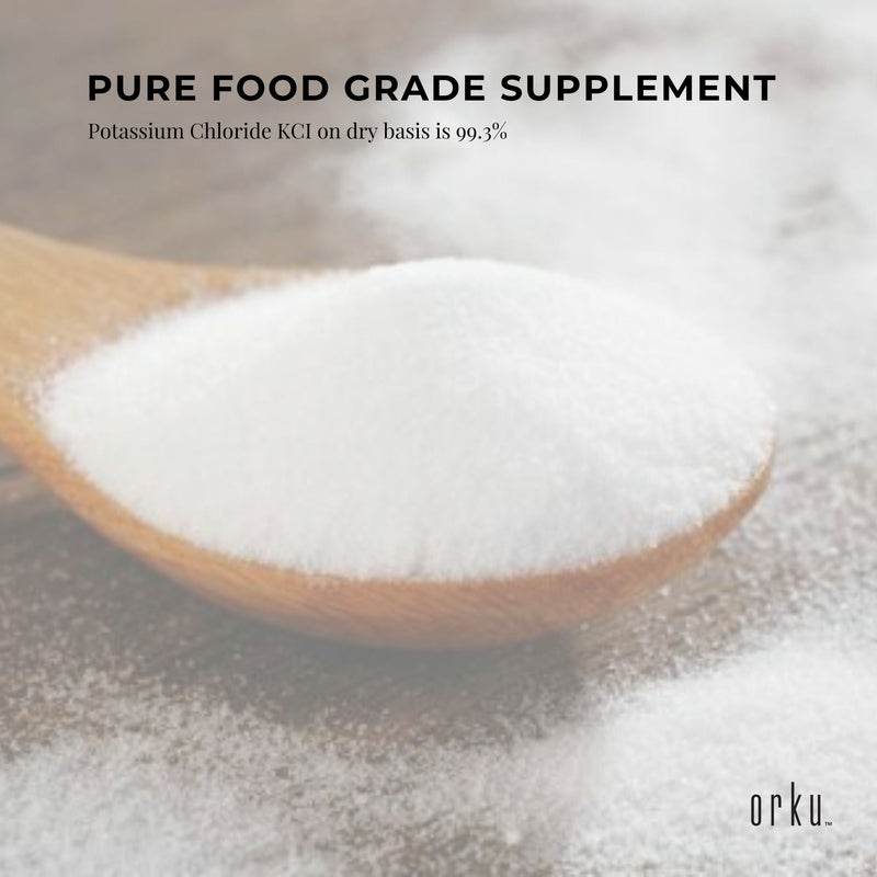 5Kg Potassium Chloride Powder - Pure E508 Food Grade Salt Substitute Replacer