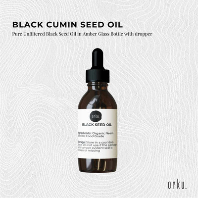 25ml Pure Black Seed Oil - 100% Ethiopian Nigella Sativa Cumin Cold Pressed
