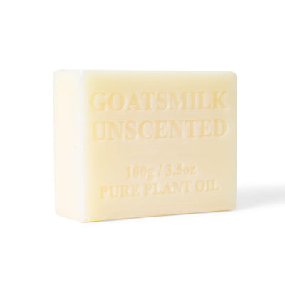 4x 100g Goats Milk Soap Bars -Unscented For Sensitive Pure Australian Skin Care