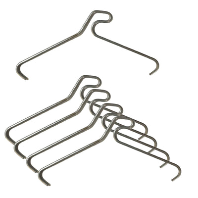 5 Pack 90mm (3.5") Brick Hooks - Wall Crab Clips Hangers For Pictures Plants
