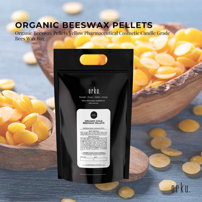 2kg Organic Beeswax Pellets Yellow Pharmaceutical Cosmetic Candle Bees Wax