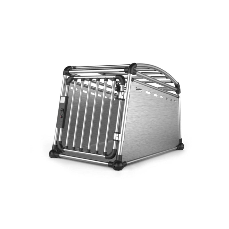 Aluminium Dog Travel Crate 63x68x88cm - Large Pet Car Transport Cage  Kennel Box