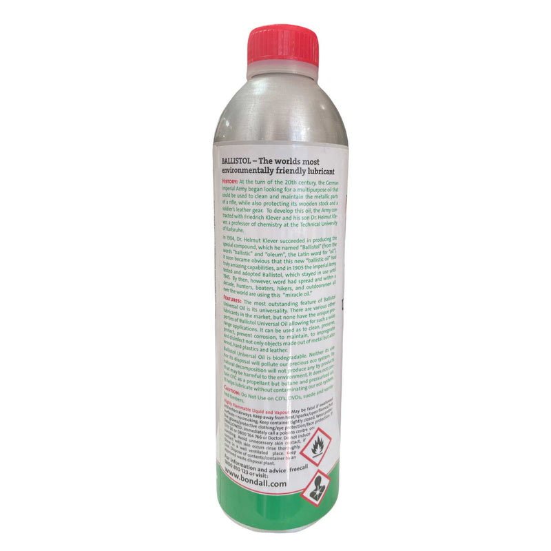 Ballistol 500ml Universal Oil Lubricant Can Eco Biodegradable Cleaner