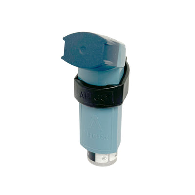 Amigo Inhaler Holder 2 Pack - Asthma Puffer Carry Clip Black