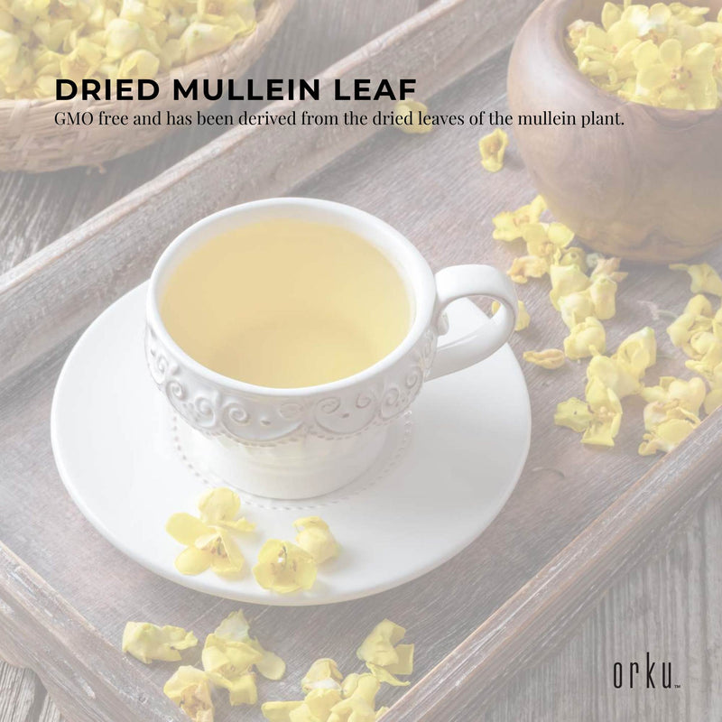 200g Organic Mullein Leaf - Dried Herbal Verbascum Thapsis