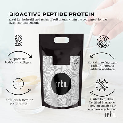 20Kg Collagen Powder - Bovine Hydrolysate Protein Peptide Supplement Unflavoured